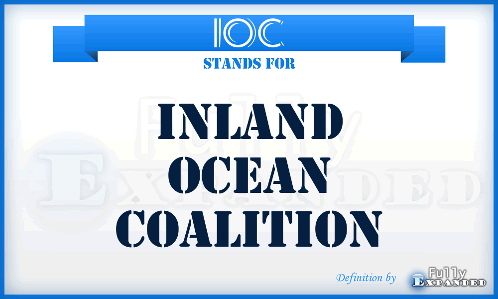 IOC - Inland Ocean Coalition