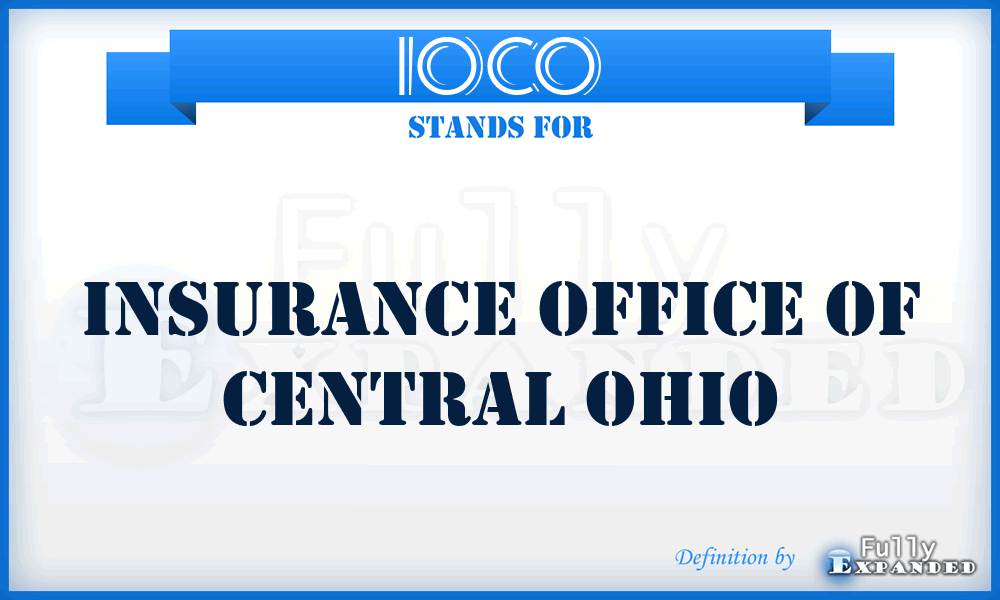 IOCO - Insurance Office of Central Ohio