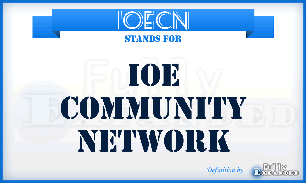 IOECN - IOE Community Network