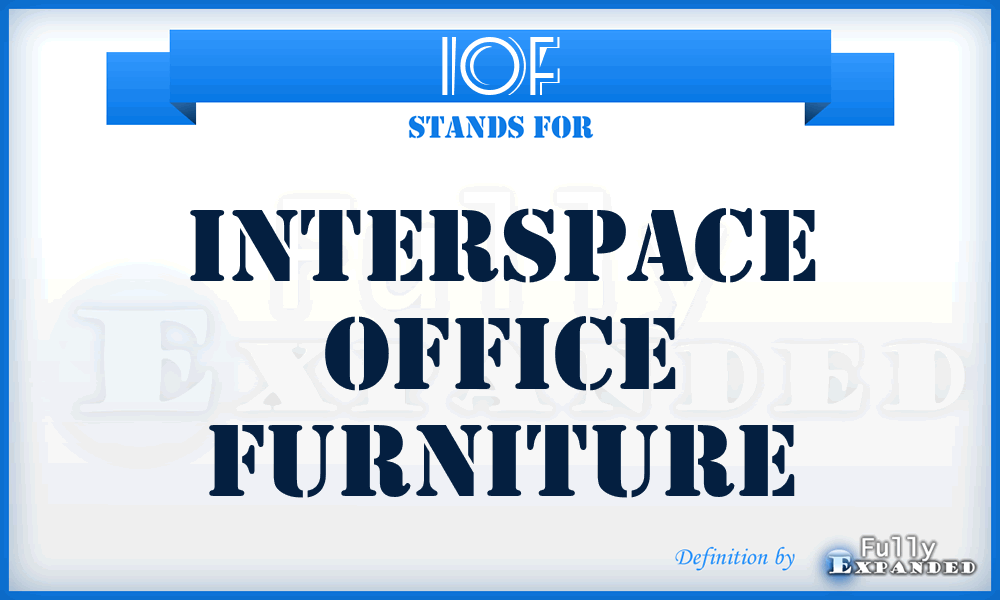 IOF - Interspace Office Furniture