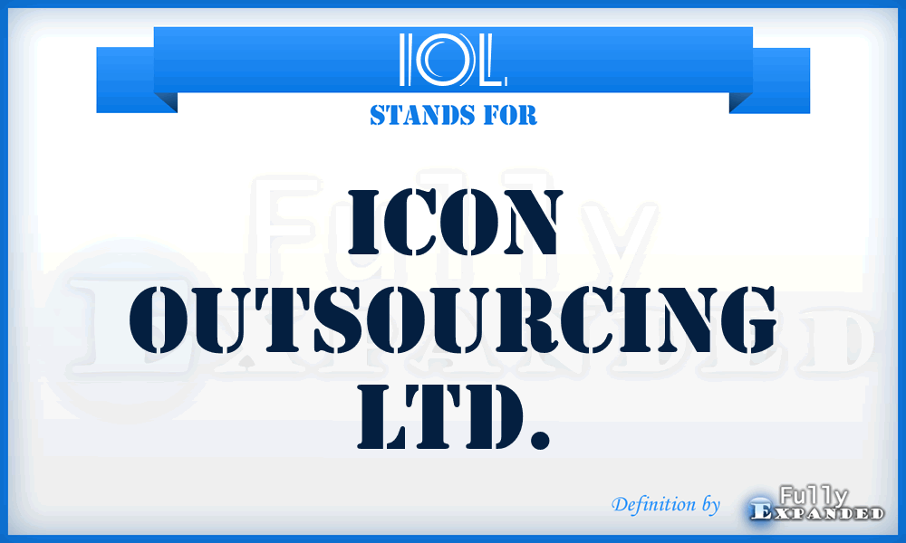 IOL - Icon Outsourcing Ltd.