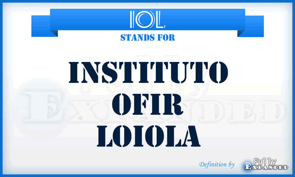 IOL - Instituto Ofir Loiola