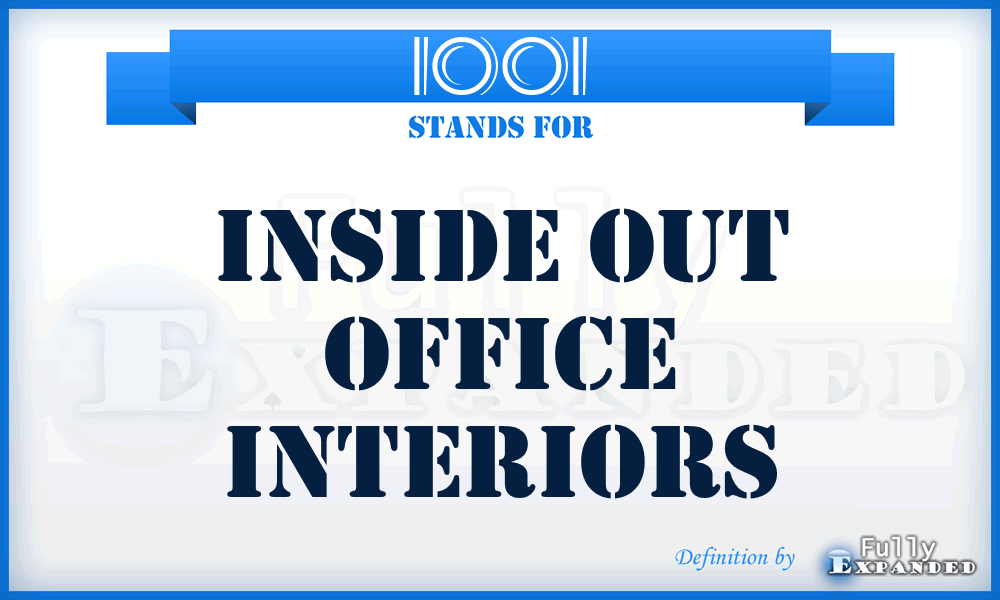 IOOI - Inside Out Office Interiors