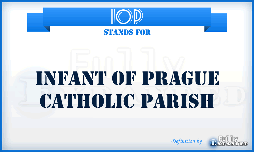 IOP - Infant Of Prague Catholic Parish