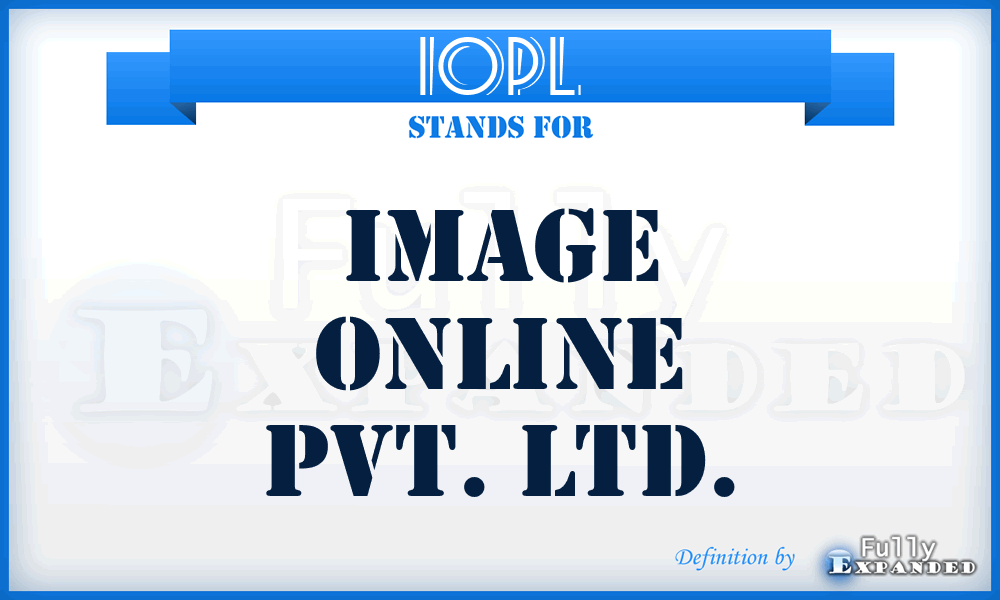 IOPL - Image Online Pvt. Ltd.