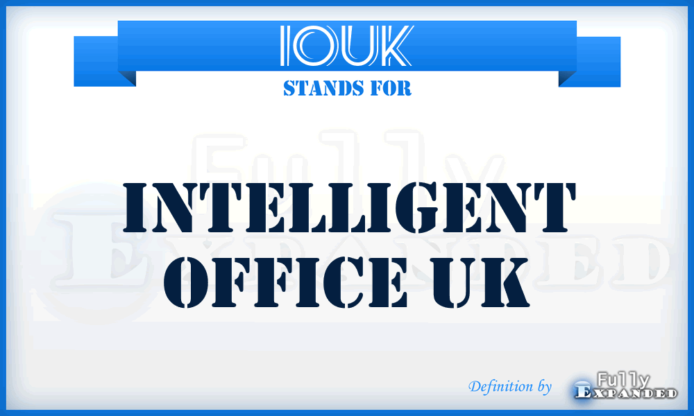 IOUK - Intelligent Office UK