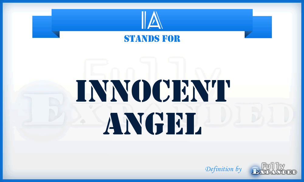 IA - Innocent Angel