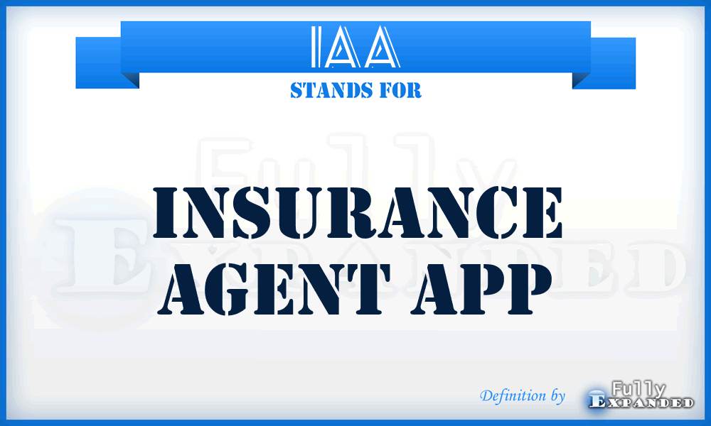 IAA - Insurance Agent App