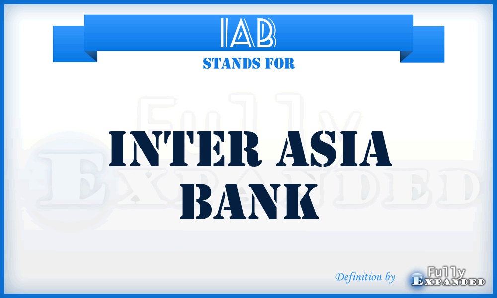 IAB - Inter Asia Bank