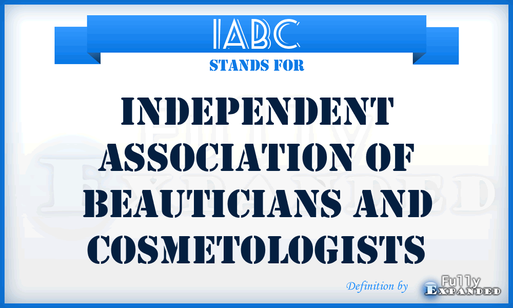 IABC - Independent Association of Beauticians and Cosmetologists