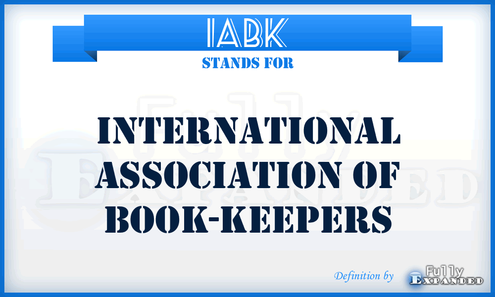 IABK - International Association of Book-Keepers