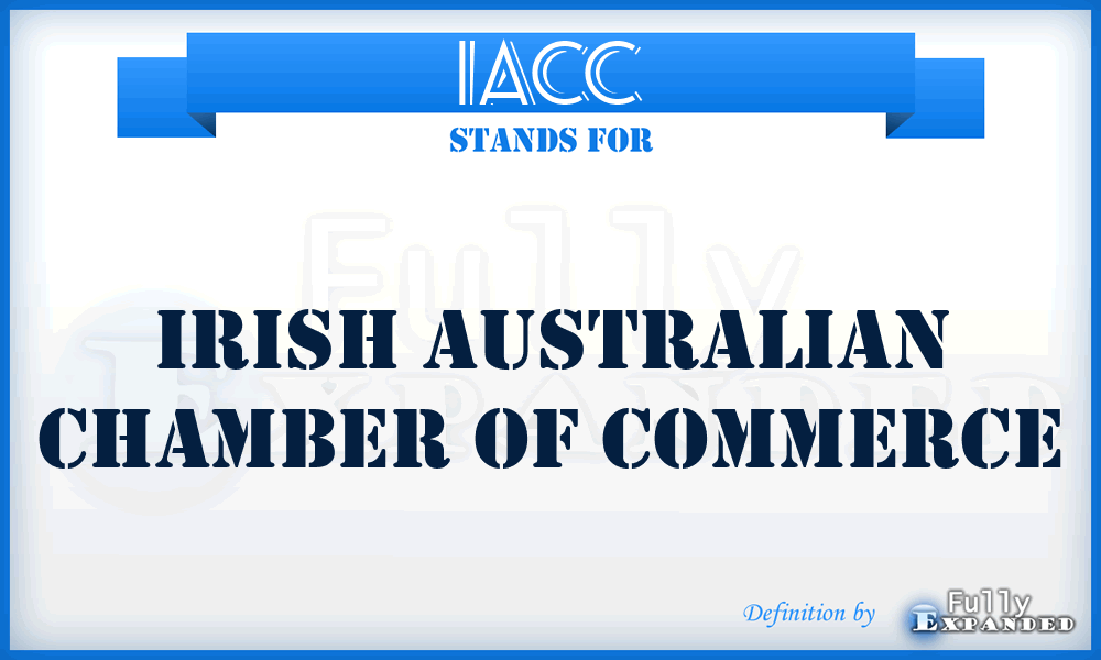 IACC - Irish Australian Chamber of Commerce