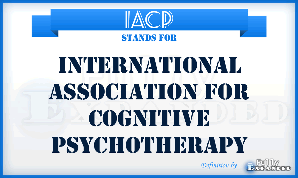 IACP - International Association for Cognitive Psychotherapy