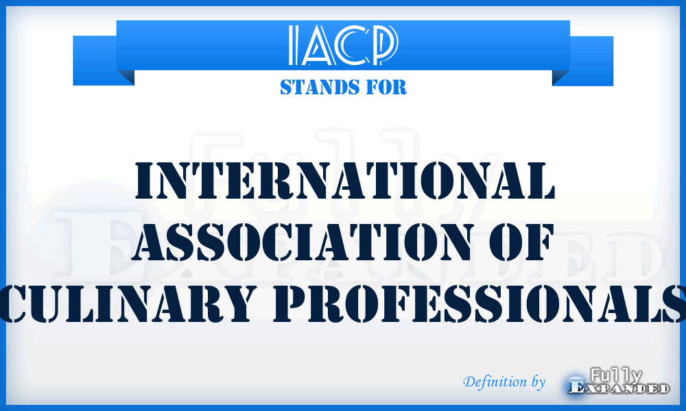 IACP - International Association of Culinary Professionals