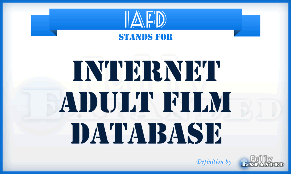 IAFD - Internet Adult Film Database