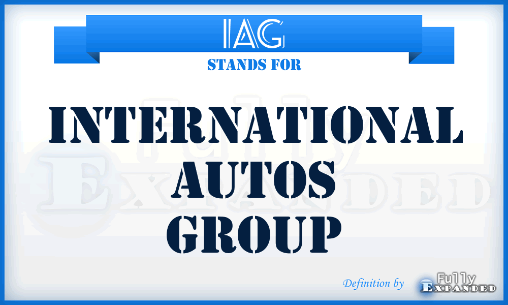 IAG - International Autos Group