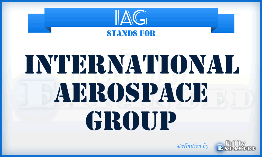 IAG - International Aerospace Group