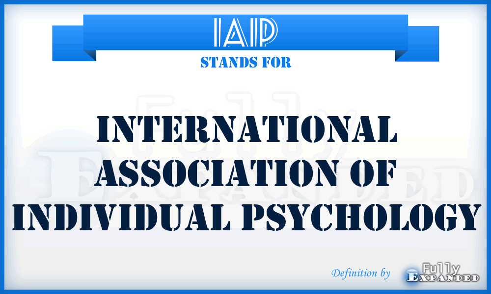 IAIP - International Association of Individual Psychology