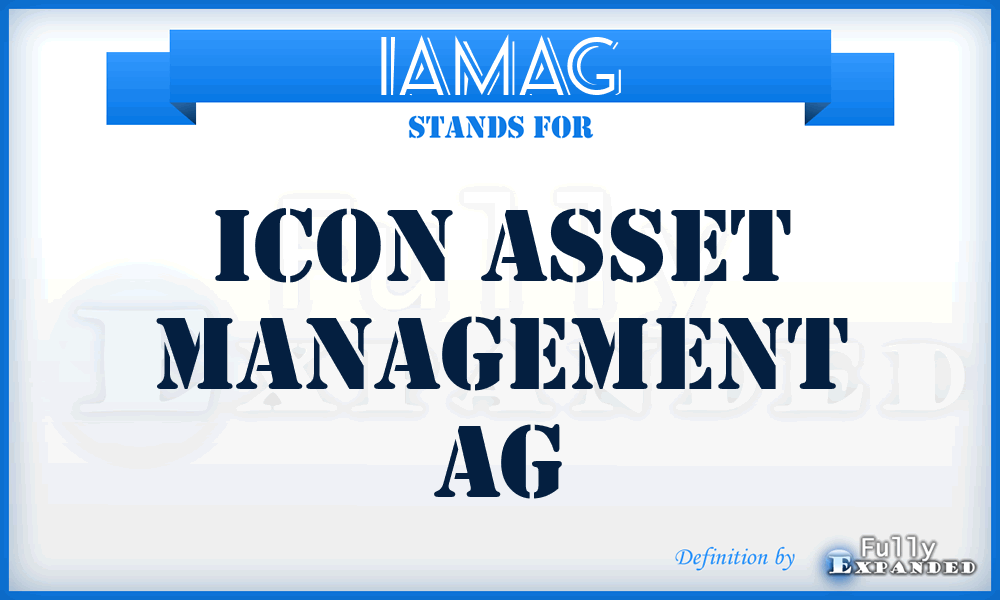 IAMAG - Icon Asset Management AG
