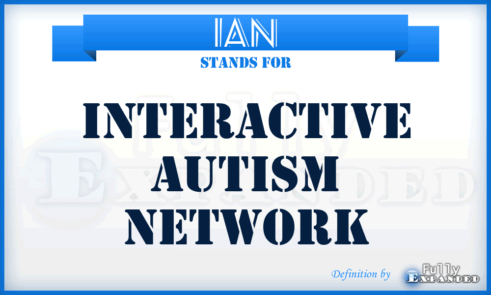 IAN - Interactive Autism Network