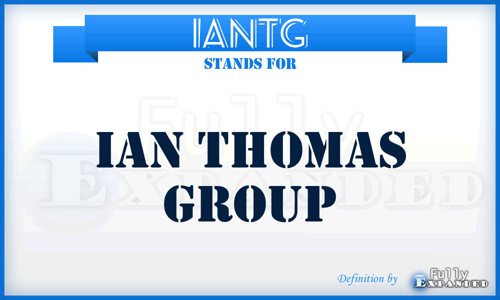 IANTG - IAN Thomas Group