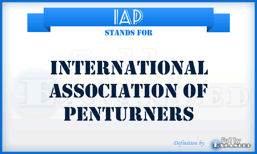 IAP - International Association of Penturners