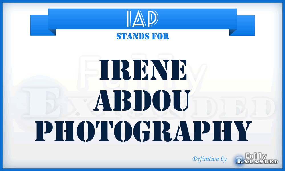 IAP - Irene Abdou Photography