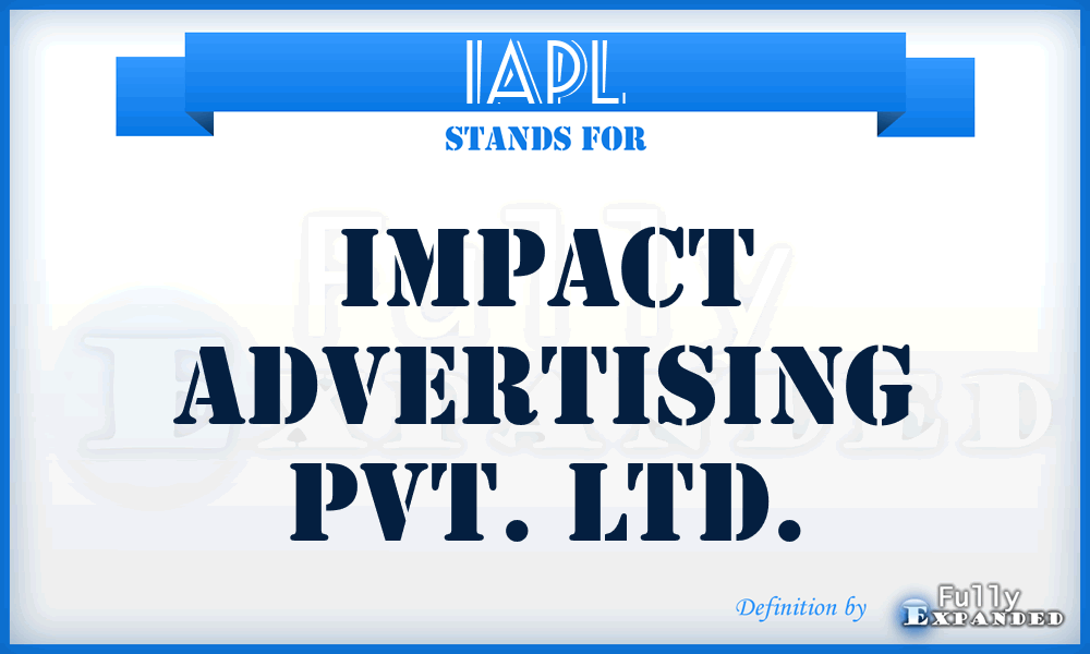 IAPL - Impact Advertising Pvt. Ltd.