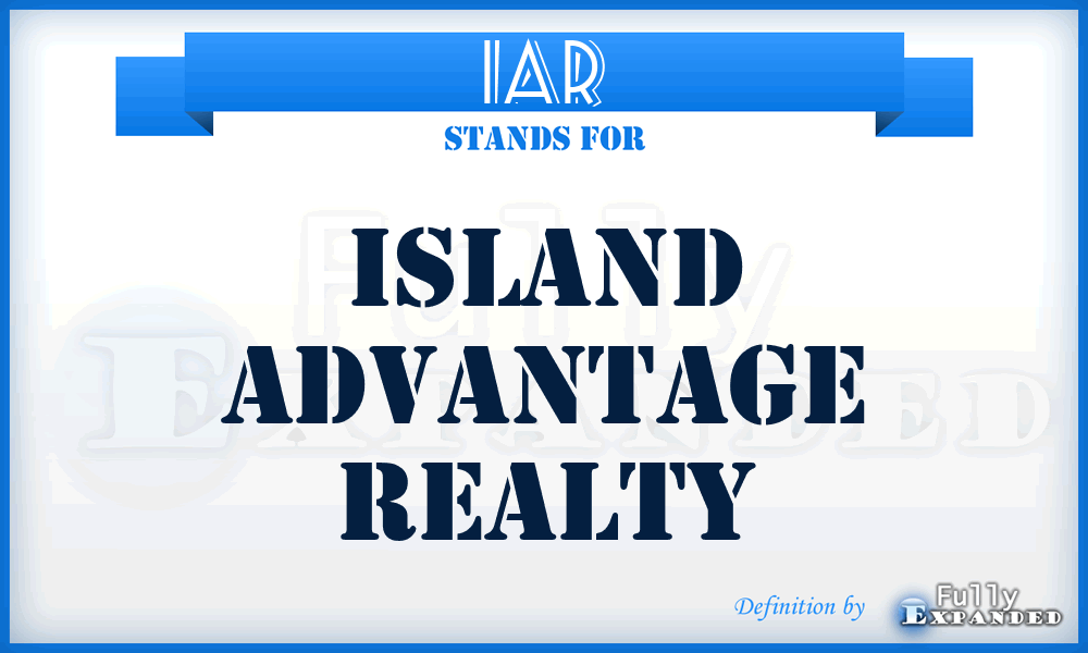 IAR - Island Advantage Realty