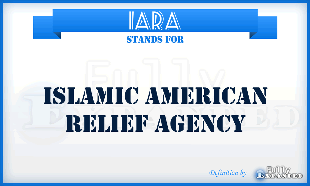IARA - Islamic American Relief Agency