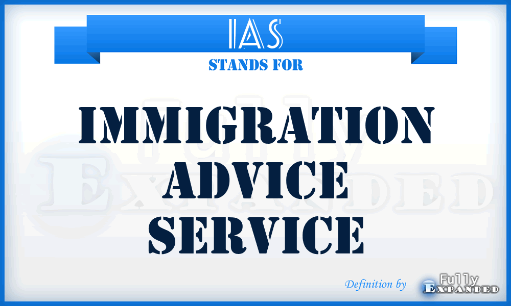 IAS - Immigration Advice Service