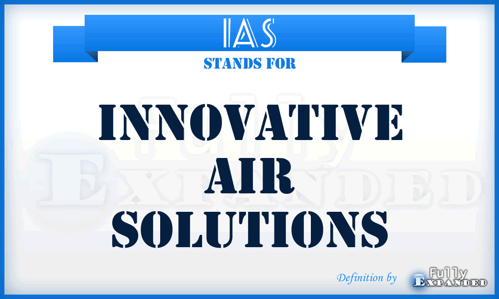 IAS - Innovative Air Solutions