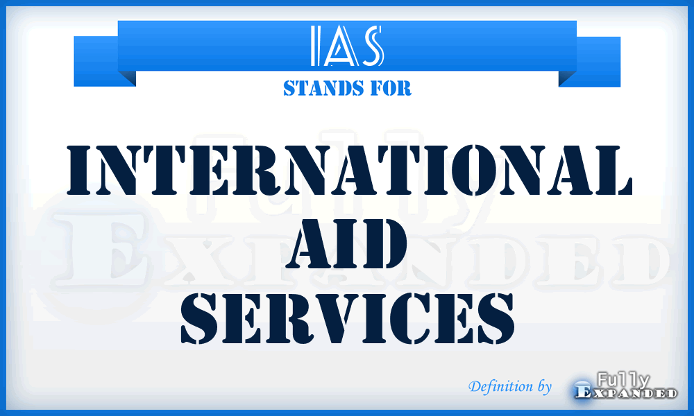 IAS - International Aid Services