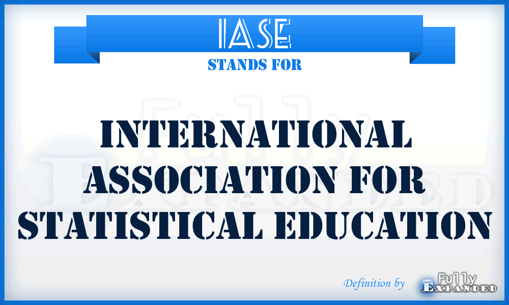 IASE - International Association for Statistical Education