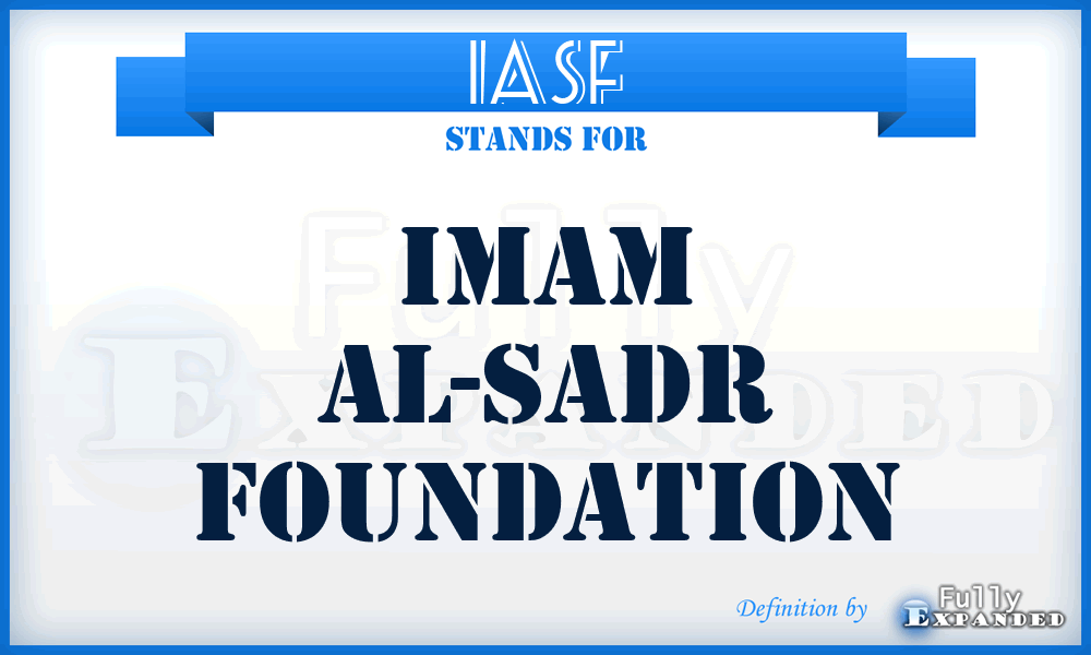 IASF - Imam Al-Sadr Foundation