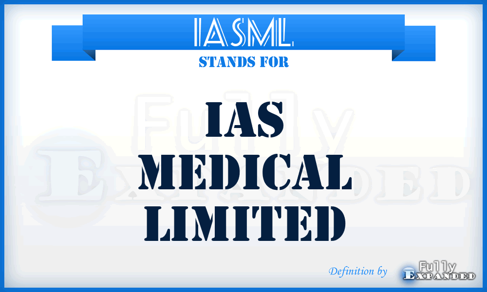 IASML - IAS Medical Limited