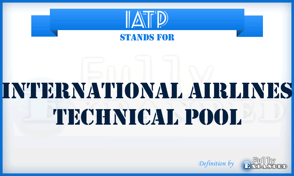 IATP - International Airlines Technical Pool