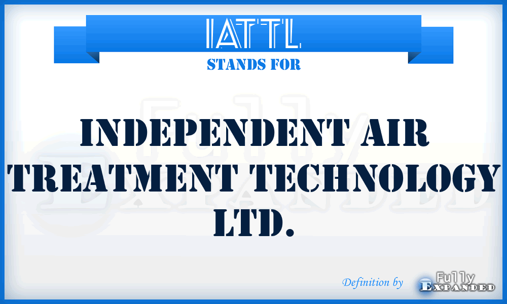 IATTL - Independent Air Treatment Technology Ltd.