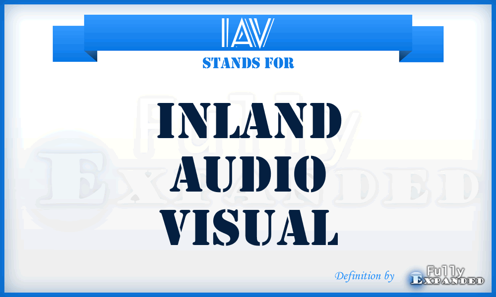 IAV - Inland Audio Visual