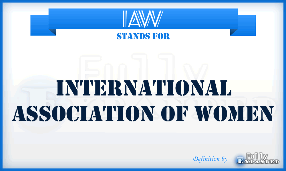 IAW - International Association of Women