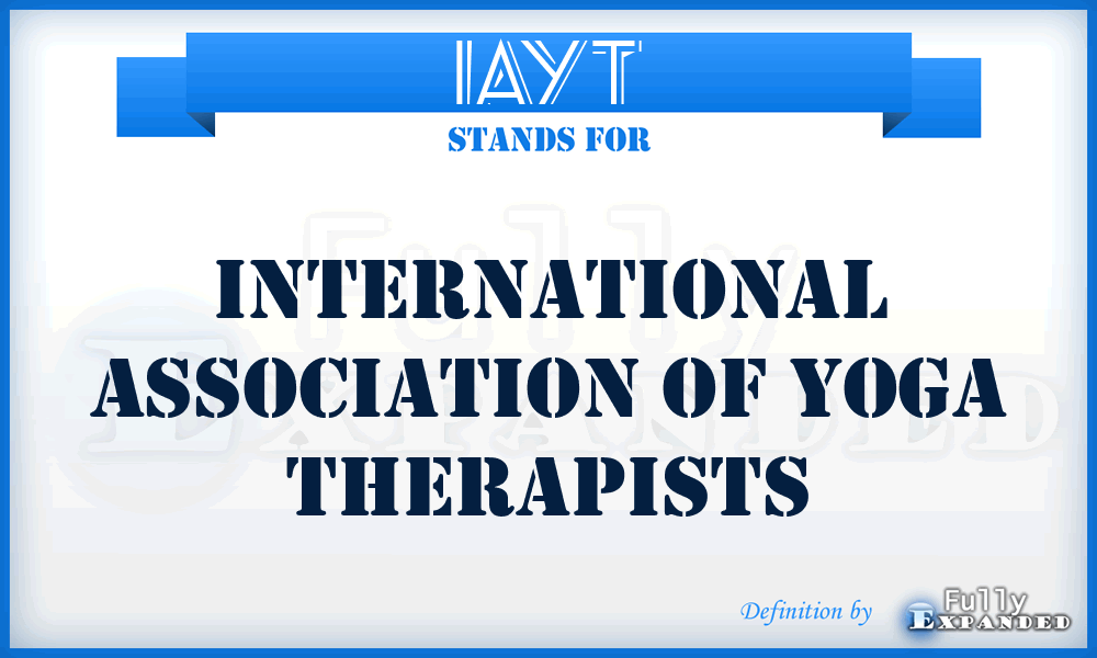 IAYT - International Association of Yoga Therapists