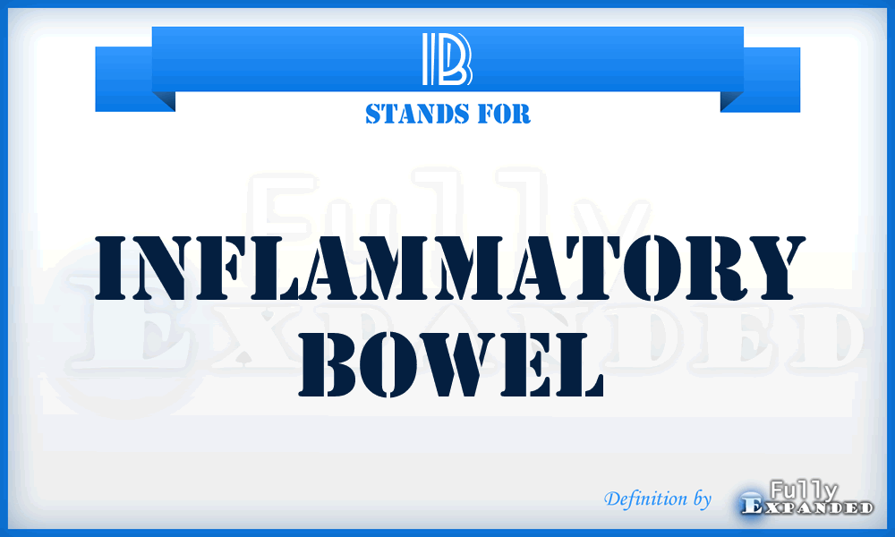 IB - Inflammatory Bowel