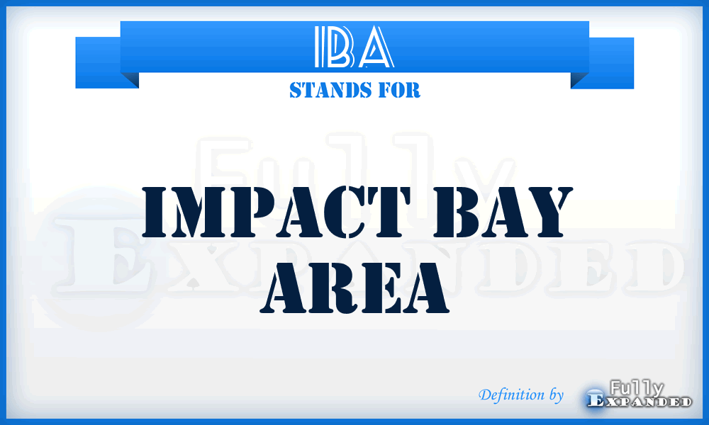 IBA - Impact Bay Area