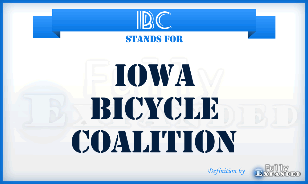 IBC - Iowa Bicycle Coalition