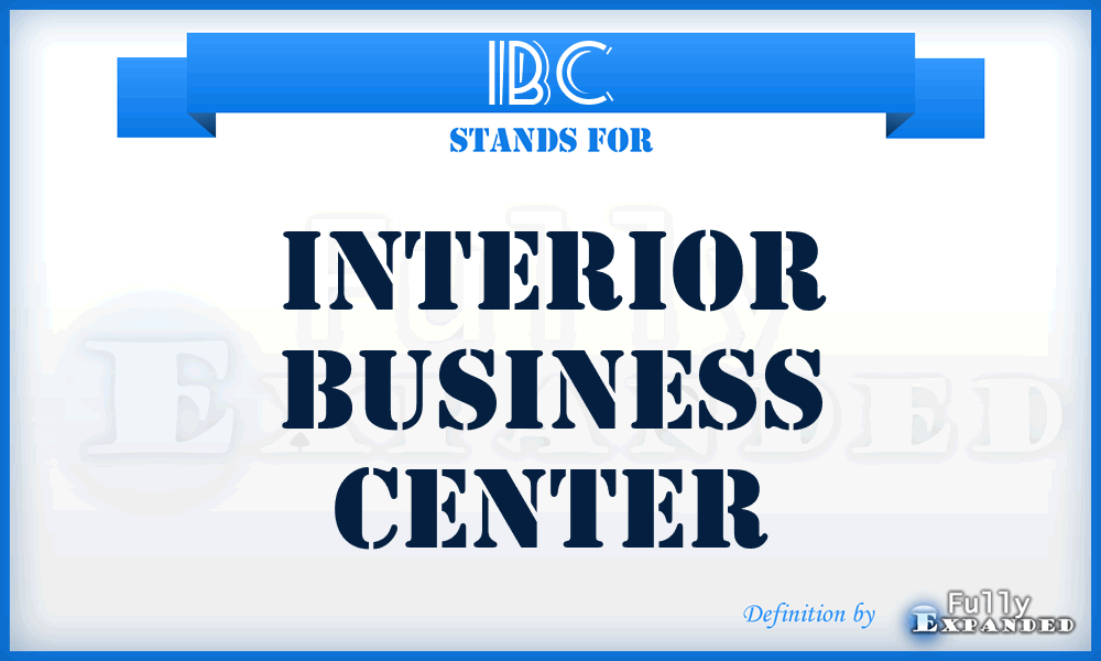 IBC - Interior Business Center