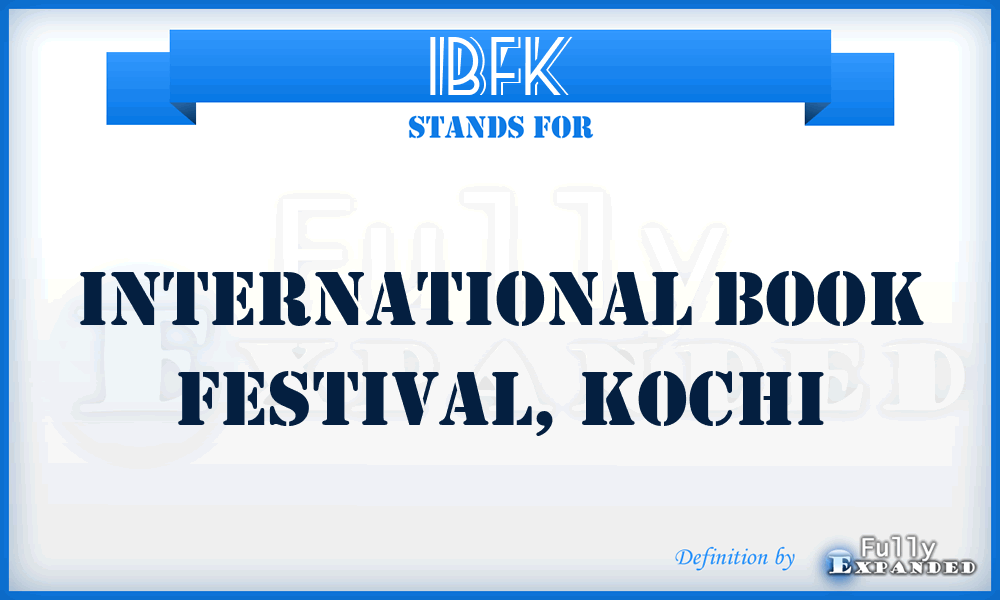 IBFK - International Book Festival, Kochi