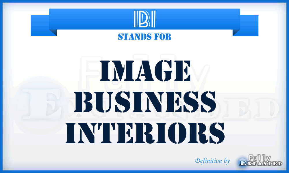 IBI - Image Business Interiors