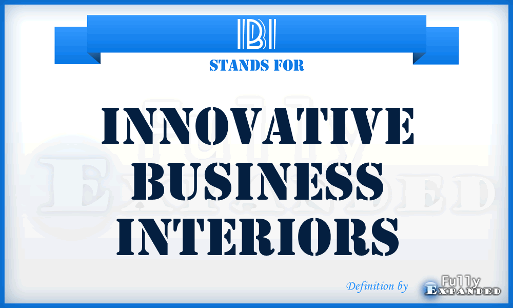 IBI - Innovative Business Interiors