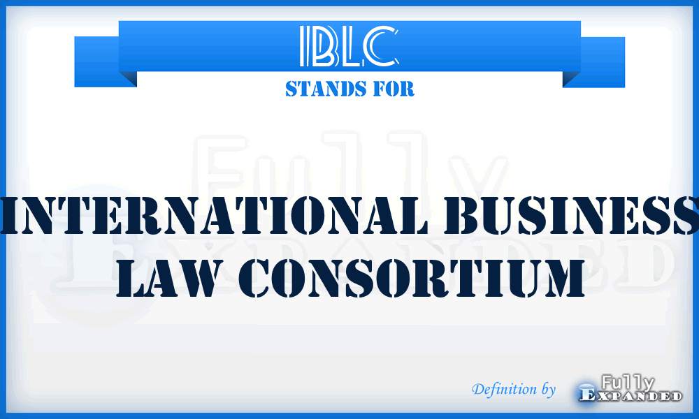 IBLC - International Business Law Consortium