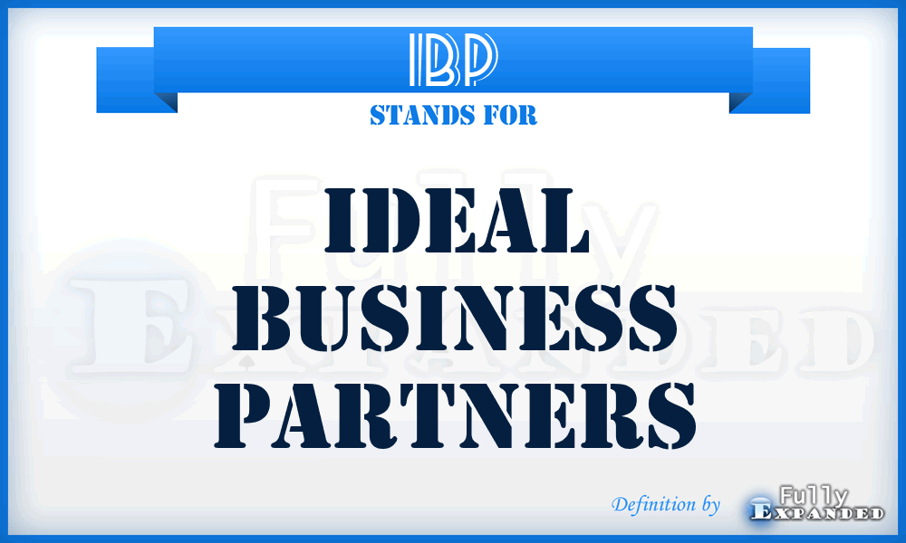 IBP - Ideal Business Partners